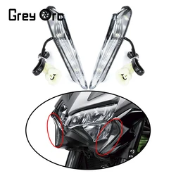 Motorcycle Accessories For KAWASAKI Z900 Z 900 2020 2021 2022 LED 1Pair Front Daytime Running Lights Headlight