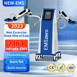 New infrared heat RF 6000W Nova EMS HI-EMT body sculpture muscle machine weight infrared heat electromagnetic slimming