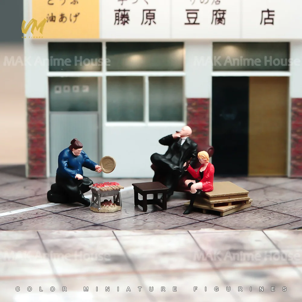 Miniature Figures 1/87 1/64 1/43 1/24 1/18 Fashion New Chinese Cheongsam Sisters Model Prop Creative Toys Dolls