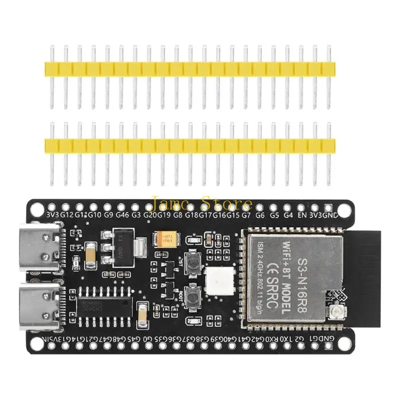 LX0B Flexible ESP32S3 Cores Board USB C Power With Multiple GPIO Pad For DIY Electronics And Educational Projects