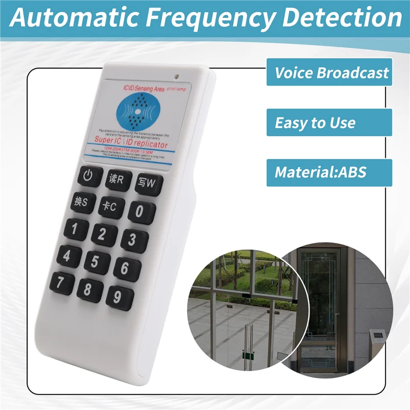 RFID NFC IC Card Reader & Writer +5XT5577 Keychain 125Khz-13.56MHZ Duplicator RFID Smart Card Reader IC ID Duplicator