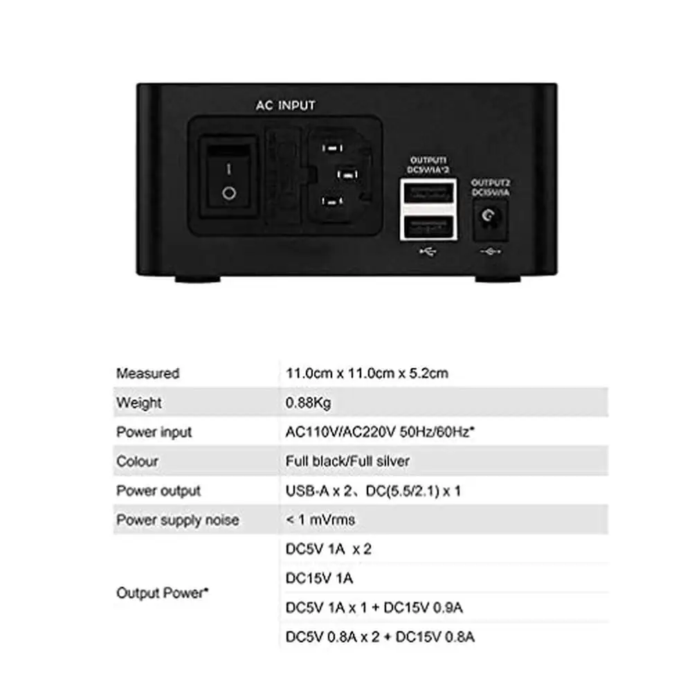 Lineaire voeding Topping E50/D50III/D50s/DX3 Pro/A50III Ultra Low Noise Global Voltage Compatibel Hoogvermogen Reserve