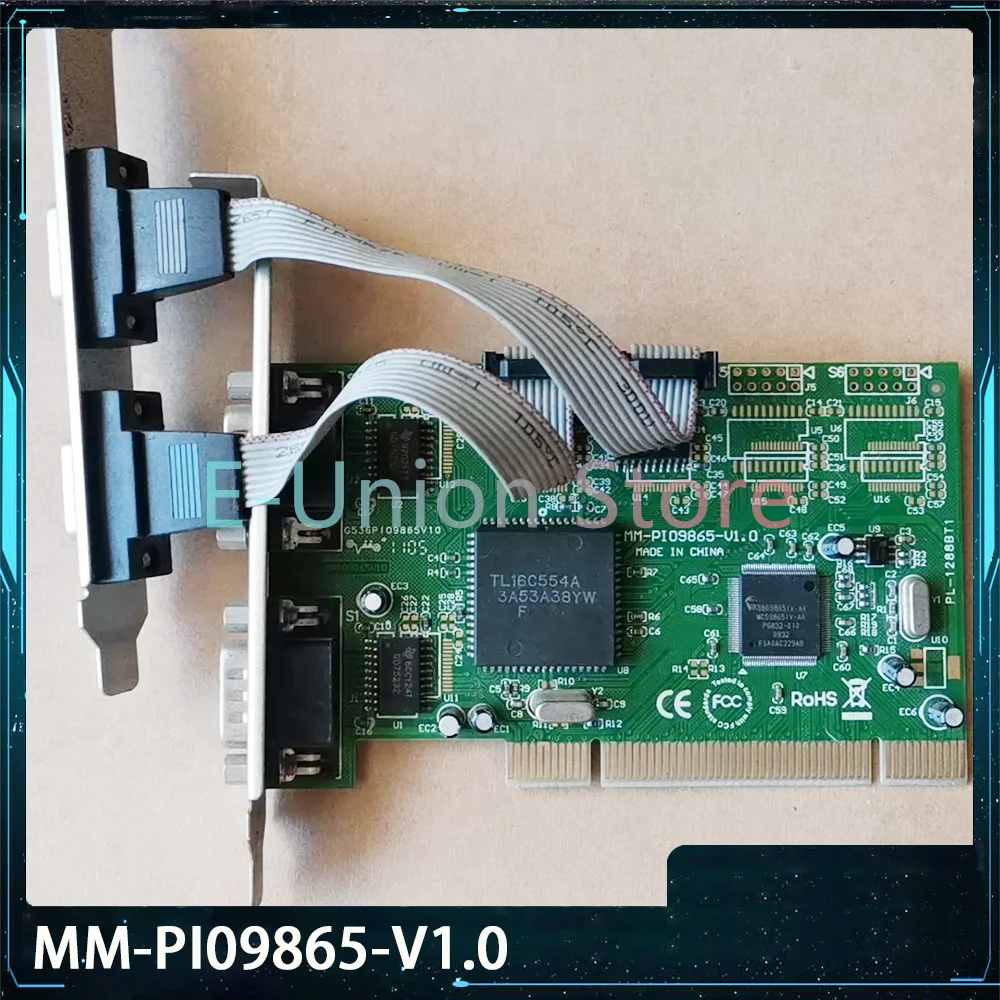1 Pcs MM-PI09865-V1.0 6-Way PCI To Serial Port Card Conversion