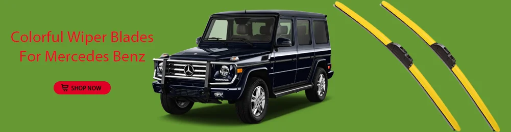 LNJING Bunte Hybrid-Scheibenwischerblätter für Mercedes Benz C-Klasse 204 C180 C200 C230 C250 C280 C300 C350 C55 C63 AMG 2007-2014 – Detail 2