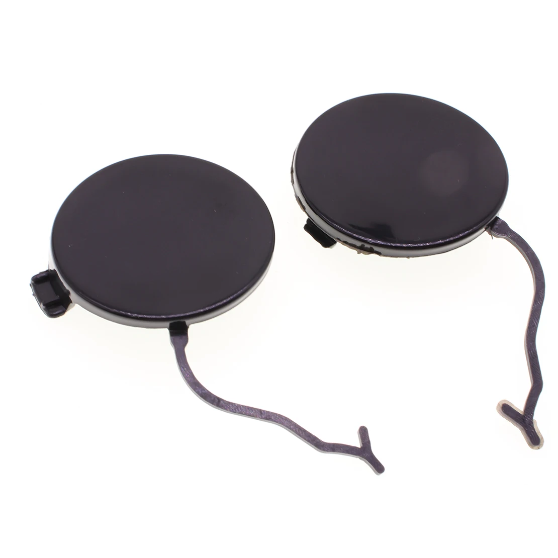 

2pcs Black Front Bumper Tow Hook Eye Cap Cover Fit For Porsche Cayenne 2011-2014 Left: 95850515500/ Right: 95850515600
