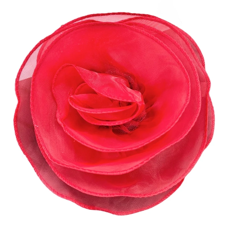 3D Rose Flower Brooch for Women Multilayer Florals Lapel Pin Trend Jewelry Gift Dropship