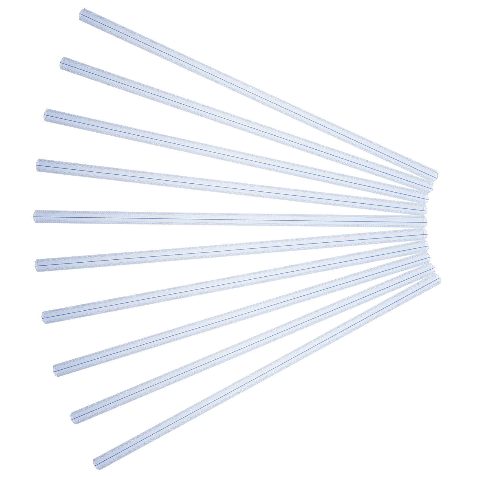 10 Pcs Transparent Binder Bars Binding Slide Grip Loose Leaf Rings Book Clips Plastic Binders for