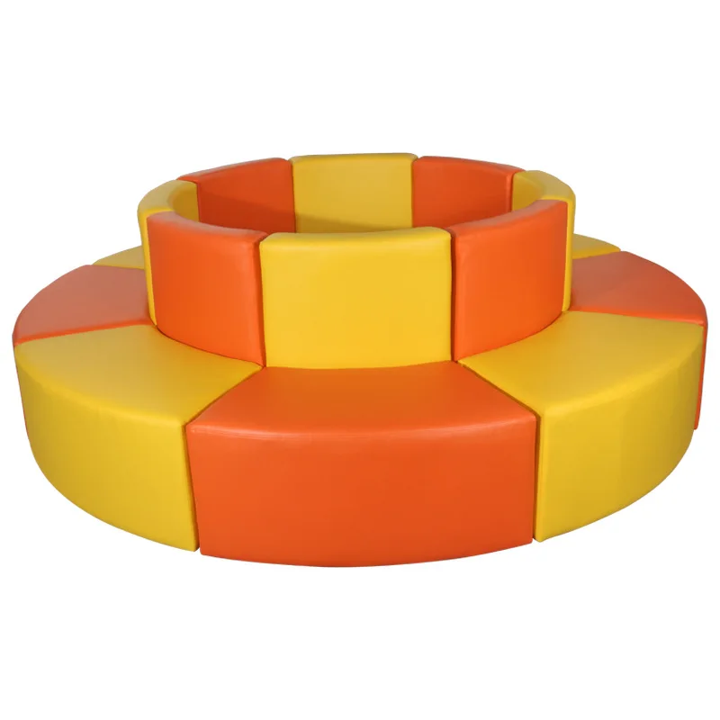 

Shopping mall center, training institution rest waiting area sofa, library creative arc sofa