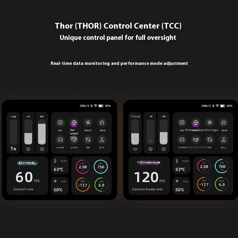 AYN Thor وحدة تحكم ألعاب محمولة بشاشة مزدوجة 6 بوصة OLED 120 هرتز 1080*1920 شاشة SD 8Gen الإصدار الثاني 16GB + 1t مشغل ألعاب محمول