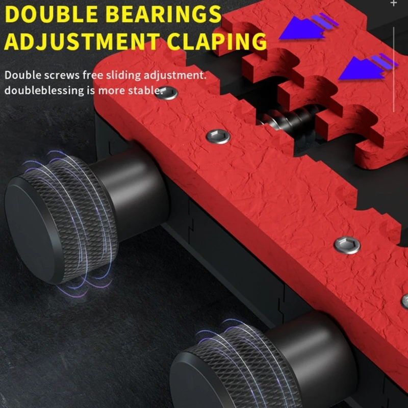 Mobile Repair Workstations Tool Circuit Board Support Double Bearing Fixture for Electronic Engineers Repair Technicians