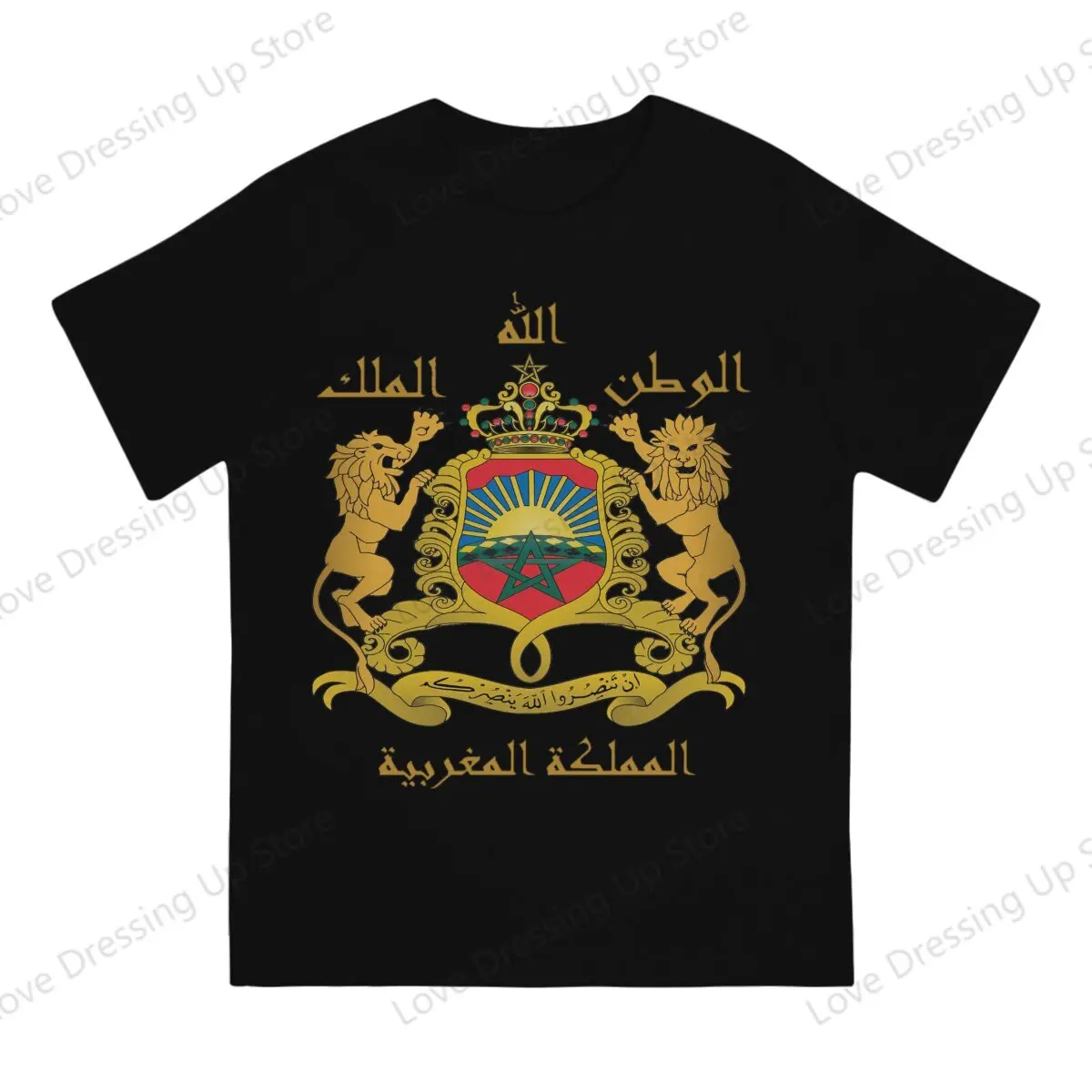 100% Cotton T-shirt Morocco Men's t-shirt Kingdom of Morocco Summer Sweat Absorption Street Short Sleeve Top S-6XL