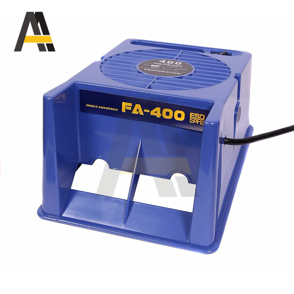 Strumento di fumo dell\'estrattore del fumo dell\'assorbitore del fumo del ferro della lega per saldatura di 220V/110V FA-400 con la spugna del filtro