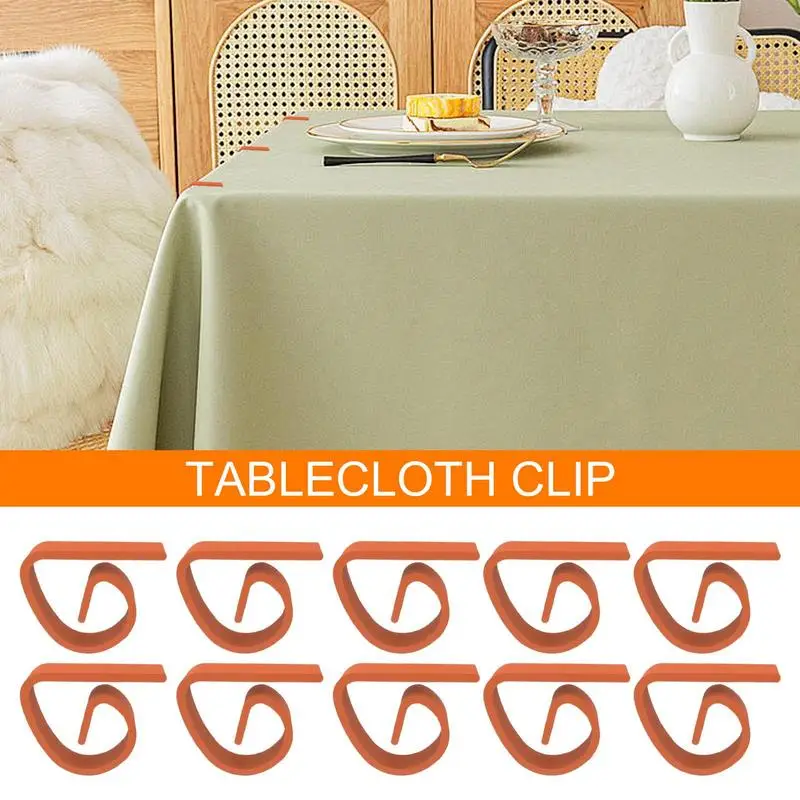 Picnic Table Clips 10X Colorful Small Tablecloth Clips For Tables Anti Slip Multifunctional Portable Table Cloth Holders For