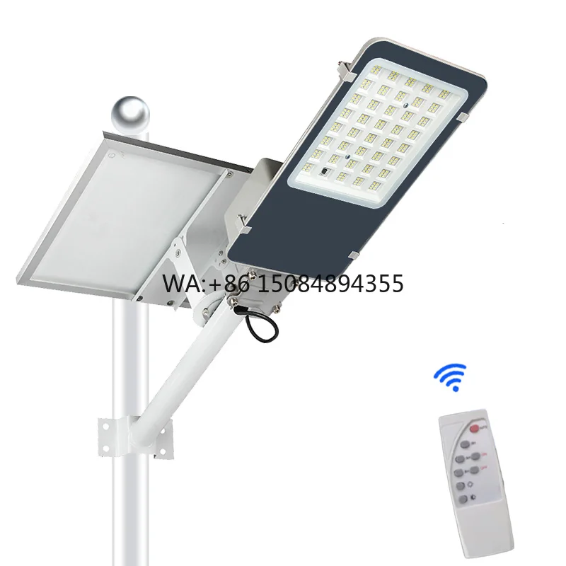 All-in-One LED Solar Street Light Die-Cast Aluminum Waterproof Outdoor Use IP65 Rating ROHS Certified Flood Lights Road