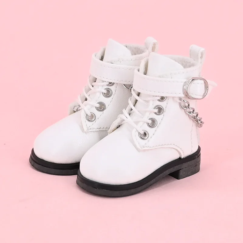 HOUZIWA  BJD Doll Accessories Boots 1/6 BJD Doll Shoes Leather