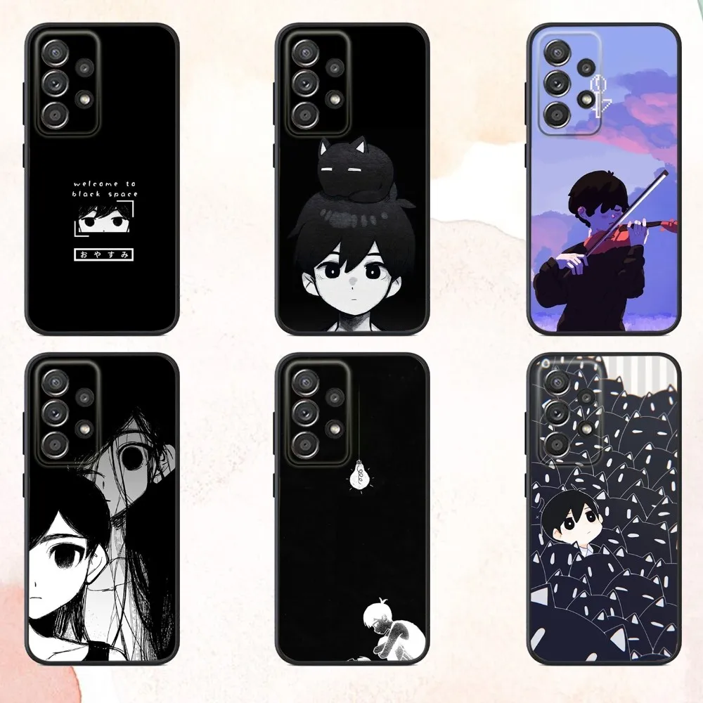

Omori Game Phone Case For Samsung S25,S24,S21,S22,S23,S30,Ultra,S20,Plus,Fe,Lite,Note,10,9,5G Black Cover