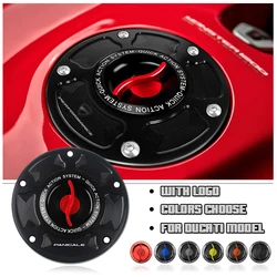 CNC Racing Quick Release Motorcycle Tank Fuel Caps Gas Cover for DUCATI PANIGALE Streetfighter V4 R/S 1098 V2 1199 1299 899 959