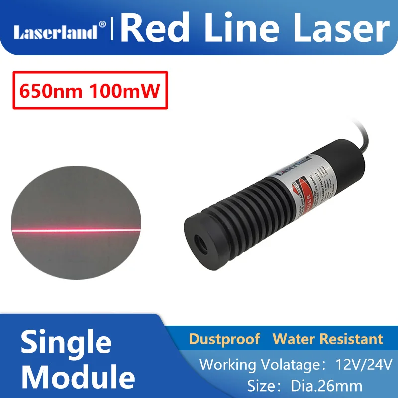 Water Resistant Red Green Line Generator Laser Module for Sawmill Stone Woodworks Feather Cutting Location