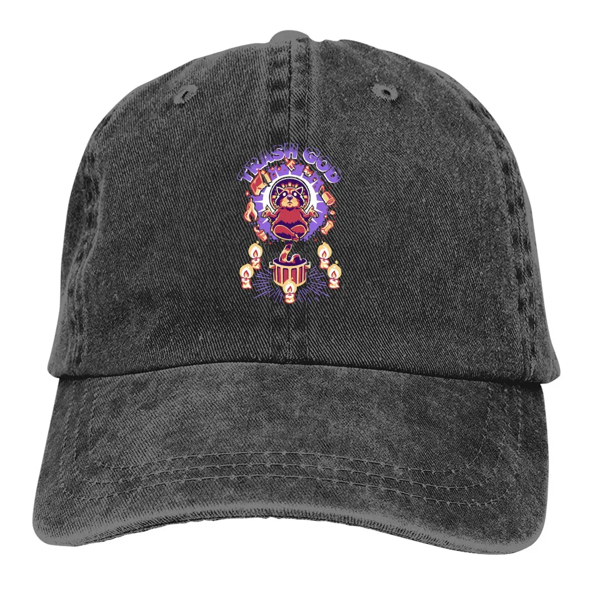 Trash God Baseball Cap Men Hats Women Visor Protection Snapback Racoon Animals Caps