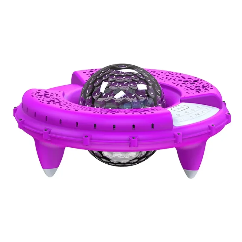 Waterproof Floating Bluetooth Speaker with LED Disco Light for Pool Party Spa Outdoor