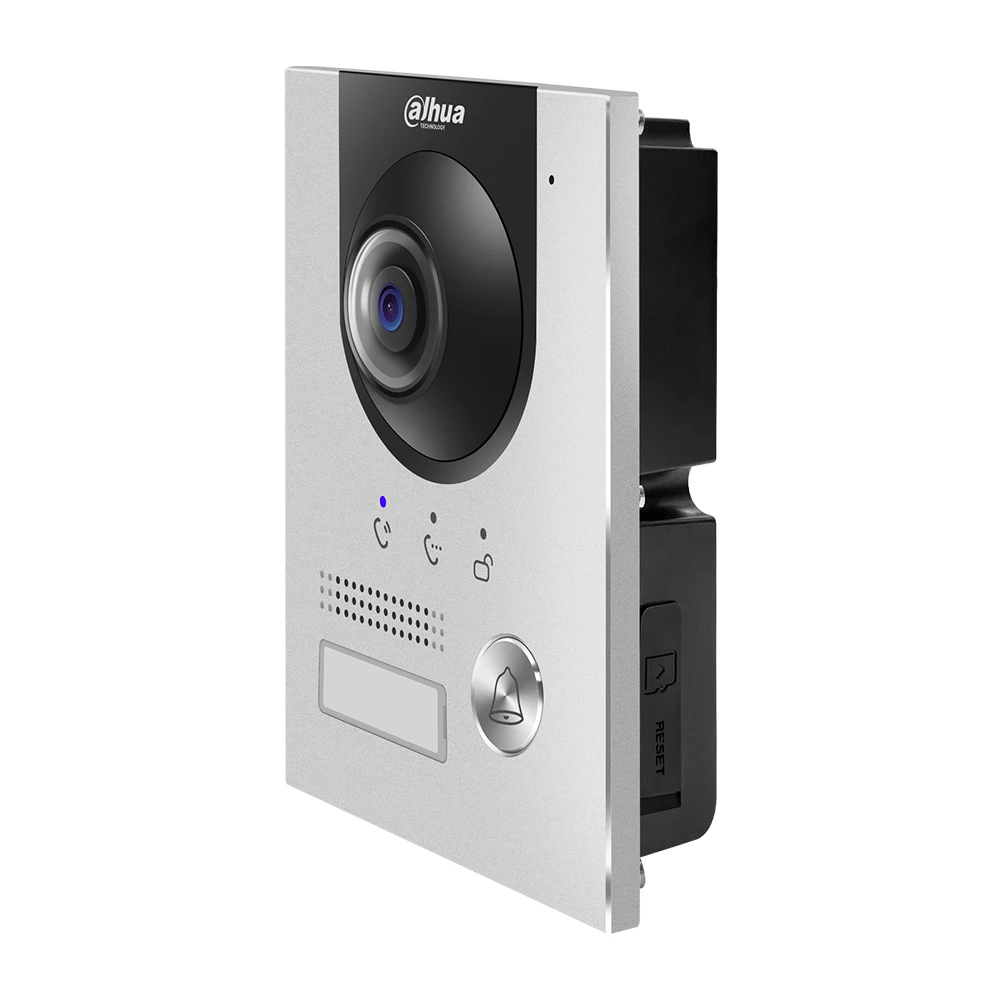 Dahua Original VTO2202F-P-S2 2-wire IP Villa Door Station 2MP Colorful 160° Fisheye Camera POE Video Intercom IK07&IP65 2 Locks