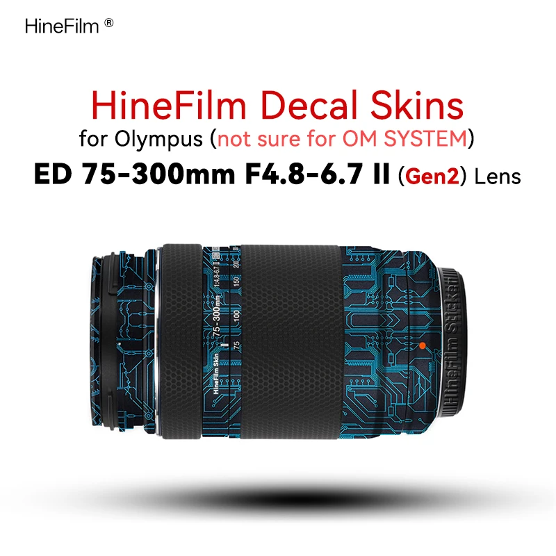 

Customized Skin For Olympus 75 300 II Lens Sticker for Olympus 75-300 F4.8-6.7 II Lens Decal Skin 75300 Lens Wrap Cover Film