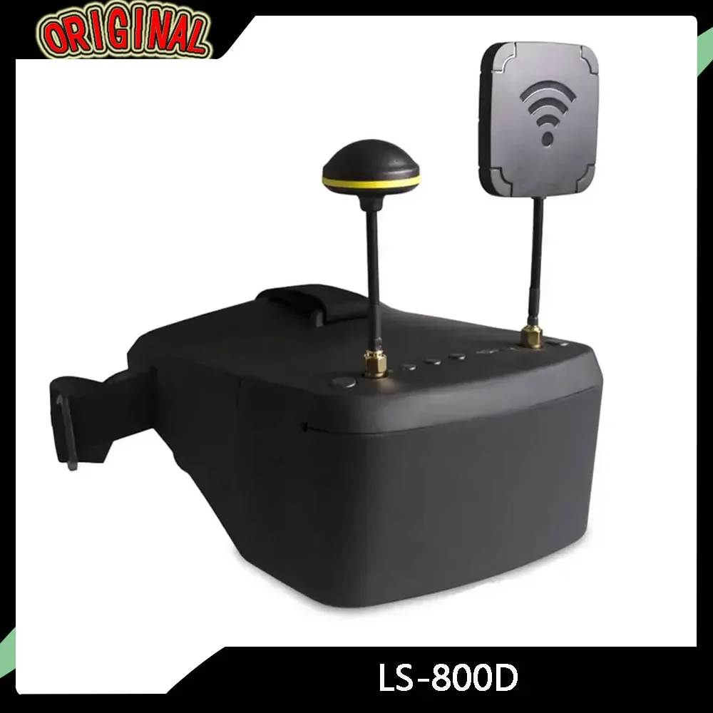 

LS800D 5.8G 40-канальные очки FPV — 5-дюймовый видеорегистратор, разнообразие, встроенный аккумулятор, альтернатива EV800D