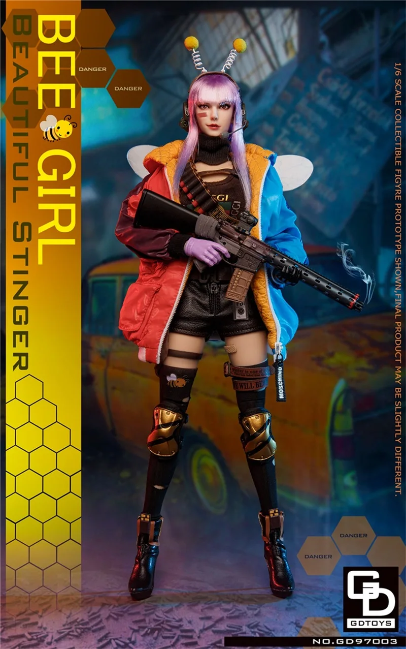 GDTOYS GD97003 1/6 Female Soldier END BEE GIRL Model Toy Full Set 12'' Action Figure In Stock Collectible