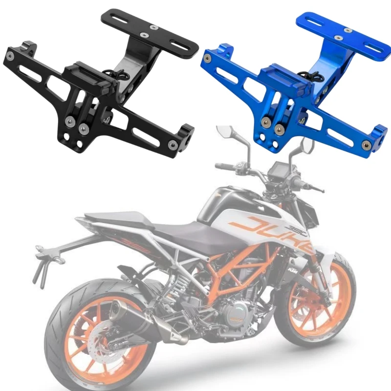 

Для KTM 250 Duke 125 200 390 790 990 1190 подставка для номерного знака мотоцикла, светодиодная подставка для заднего указателя поворота, регулируемая с ЧПУ