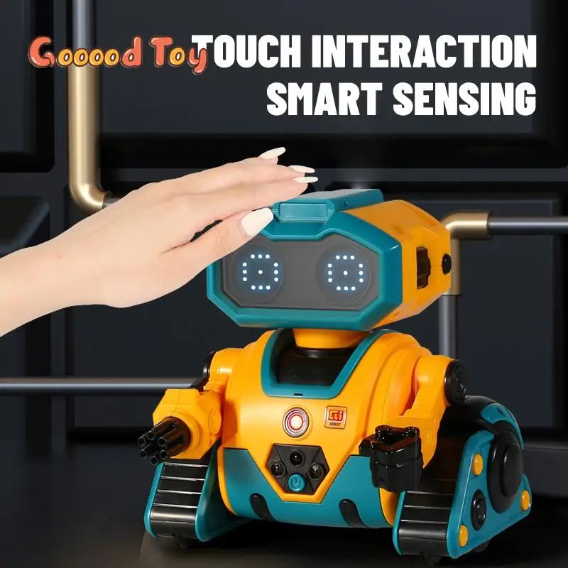 Intelligent Remote Control Dancing Robot with Music Lights Touch Sensing Induction Interactive 2.4G Smart RC Robot Kids Toy Gift