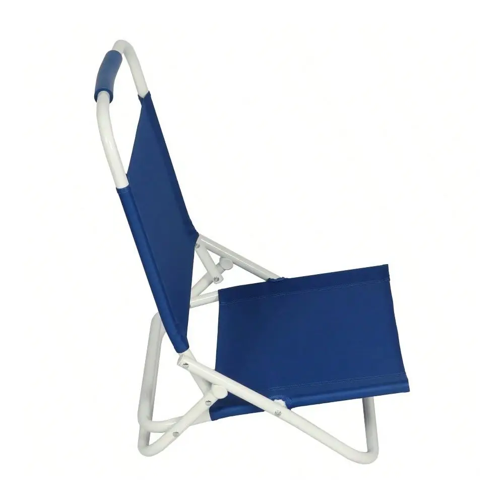 

Royal Blue Sand Chair, Foldable Beach Chair For Outdoor Travel Leisure