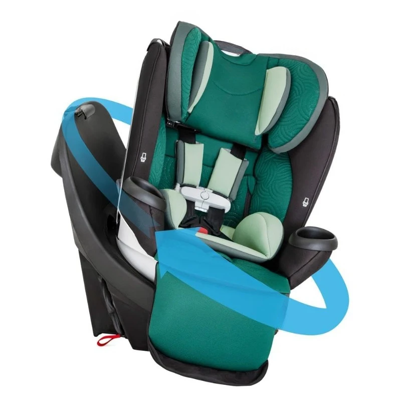 Extend All-in-One Rotational Car Seat with Green & Gentle Fabric (Emerald Green)