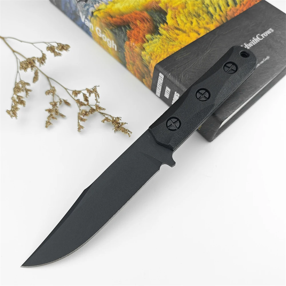 

EK 50 8Cr13Mov Blade Nylon Fiber Handle High Quality Full Tang Fixed Blade EDC Outdoor Camping Hunting Self Defense Knife