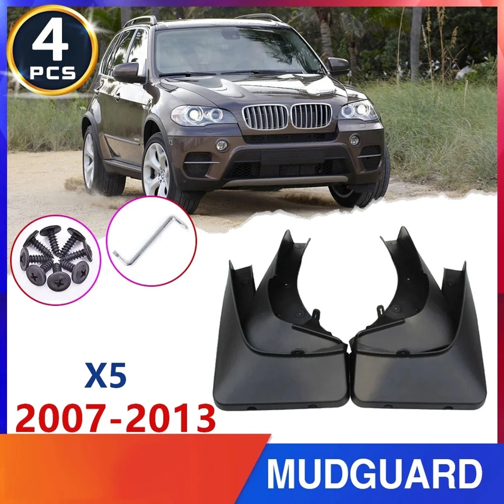 Car Mud Flaps Fender Mudguard Splash Guards for-BMW X5 E70 2007 2008 2009 2010 2011 2012 2013