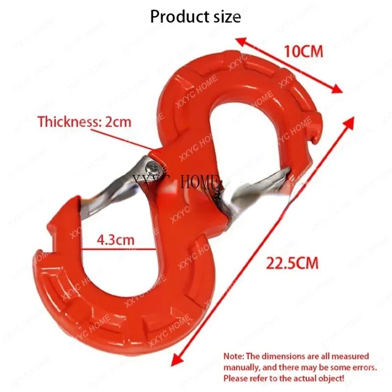 Heavy Duty S-type Towing Hook OFF-road Vehicle Auto Winch Trailer Rope S-hook Car Suv Trailer Accessoriers Quick Rescue Shackle