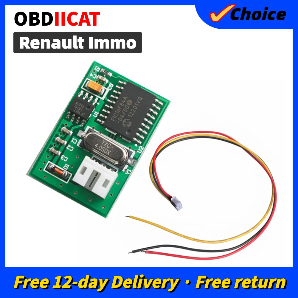 For Renault Immo Immobilizer Emulator ECU Decoder Repair Module Use Together With RE-NAULTECU DECODER Simulator