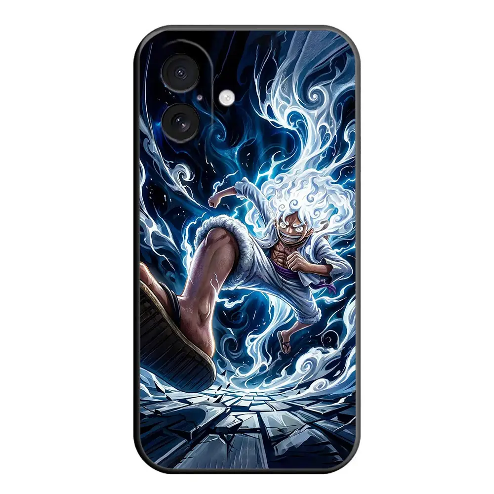 Phone Case For iphone Apple 17 17E AIR 16E 16 15 14 8 7 Plus 13 12 11 XR Pro Max SE4 Case Funda Cover Gear 5 Luffy O-One P-Piece view 6