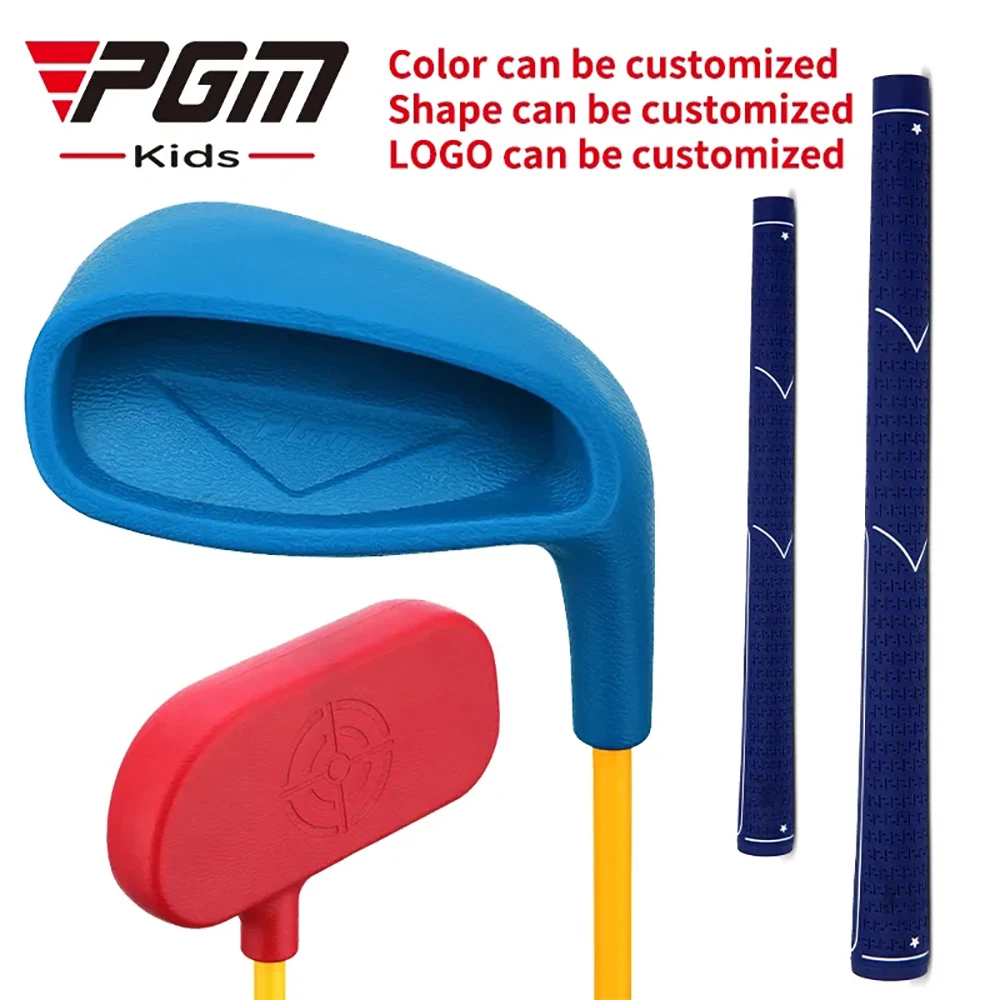 PGM Children's Golf Clubs Boys and Girls Golf Irons Beginner Practice Golf Club Oversized Head 3-12 Years Golf Putter JRTIG012