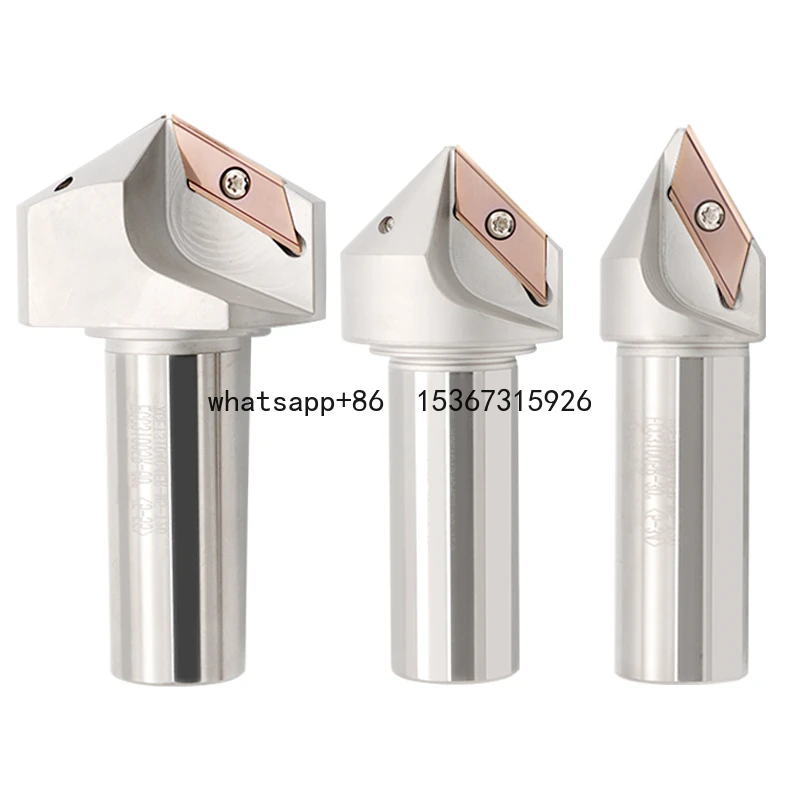 

1 ECC17005R 30 45 60° Chamfering Tool ECC 17005R C12 CNC Milling Cutter Shank Holder use Carbide Inserts XECT XECT170404