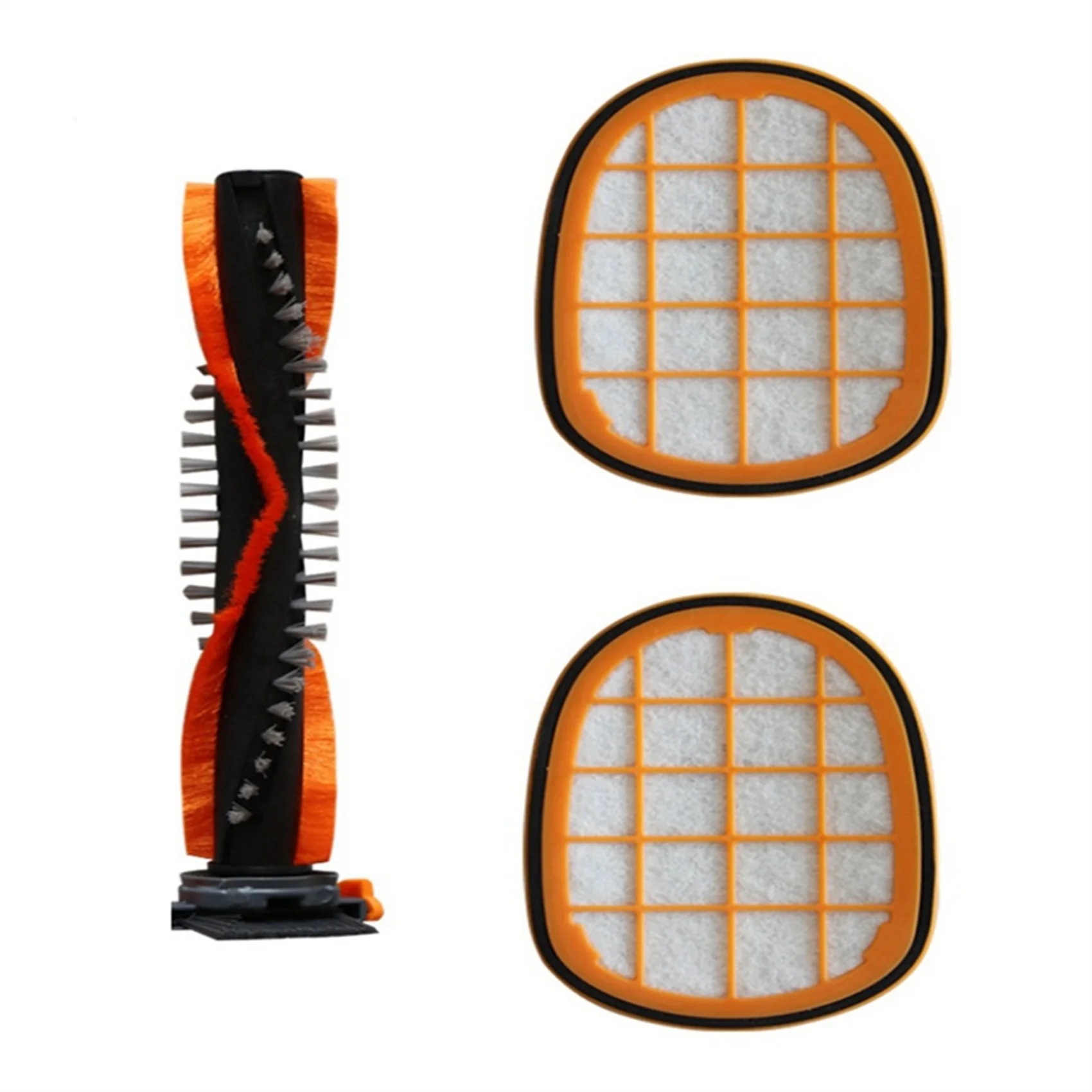 Y37A 3PCS แปรงลูกกลิ้ง HEPA Filter สําหรับ Philips FC6822 FC6823 FC6827 FC6908 FC6906 FC6904 เครื่องดูดฝุ่นเปลี่ยนชิ้นส่วน