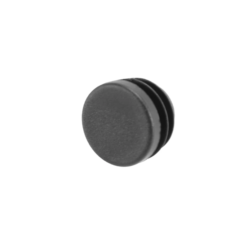 Blanking End Caps Round Tube Insert Cover 19Mm Dia 80 Pcs Black