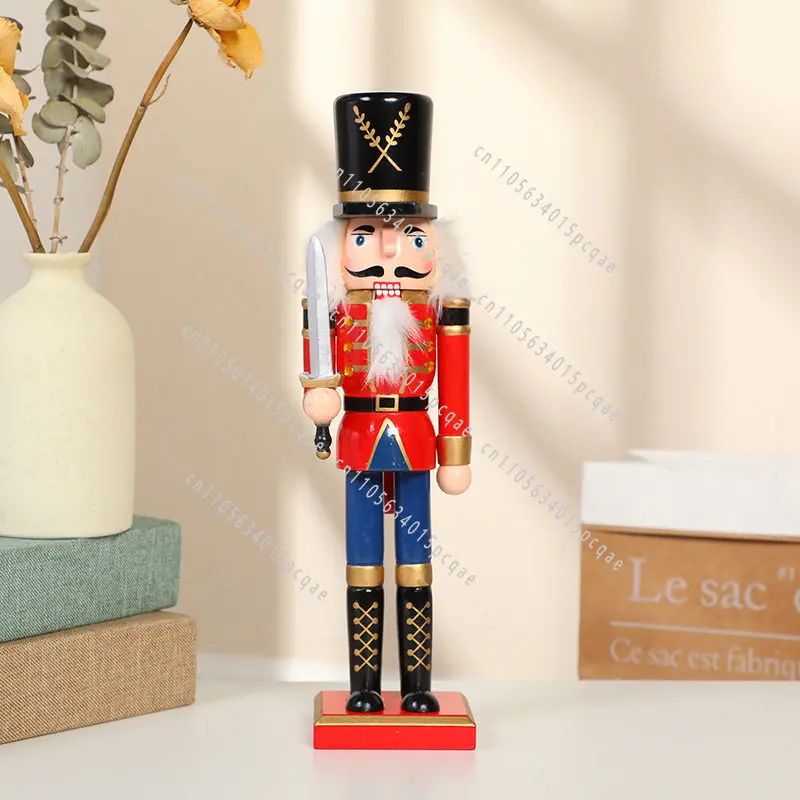 The Nutcracker Puppet Soldier Nordic Home Ornament Creative Room Ornament Living Room Wine Cabinet Small Ornaments