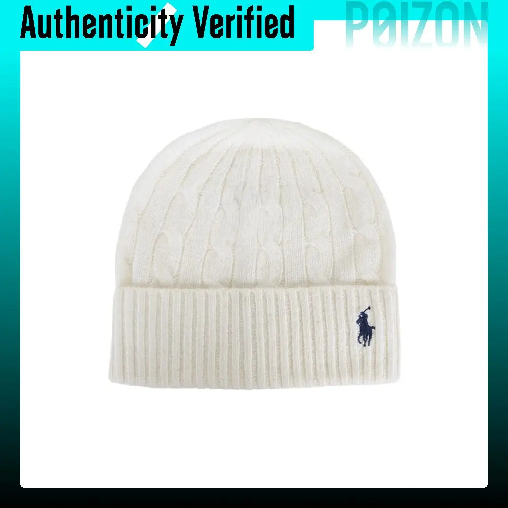 Polo Ralph Lauren Wool Beanies Unisex Ecru WC0678 107