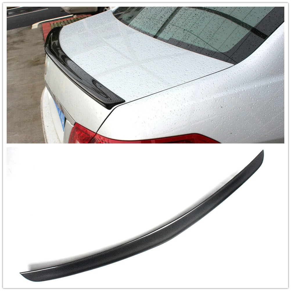 

Carbon Fiber Rear Spoiler Wing Tailgate Lid Lip Splitter Decklid Flap Trim AMG Style For Benz W212 E250 E350 E550 E63 2010-2016