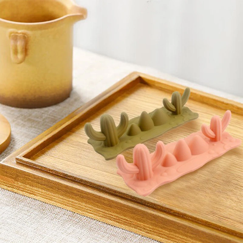 حامل فرشاة الأظافر من السيليكون الصبار ، حامل مسند قلم للرسم ، حامل جل ملون بالأشعة فوق البنفسجية ، رف للعرض