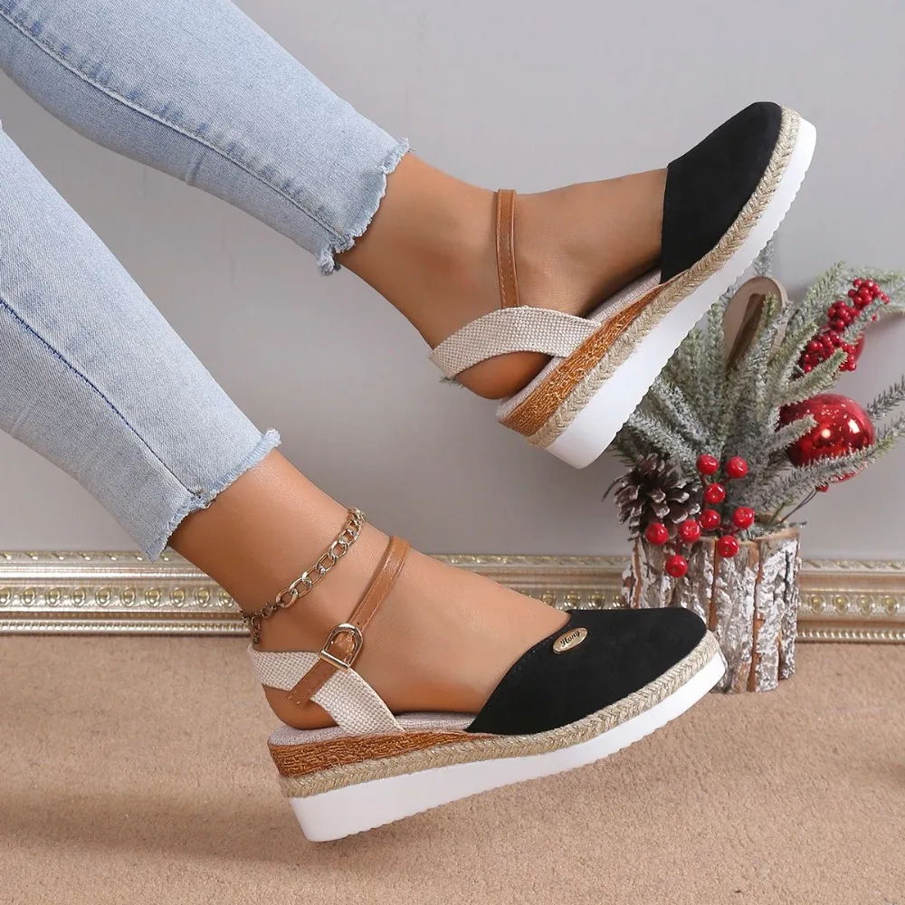 Women Wedge Sandals New Summer Shoes for Women Gladiator Designer Shoes Platform Sandals Woman Heels Plus Size Sandalias Mujer