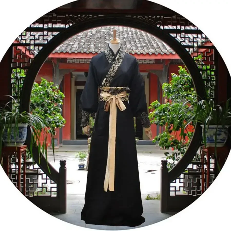 

Red Black new Year chinese folk dance Wear clothes hanfu for women men skirt dress Shoes Hat traditional plus size cosplay anime