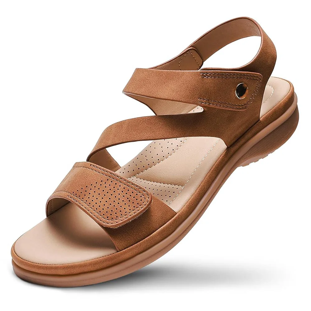 

Женские сандалии Littleplum с поддержкой свода стопы, удобные дышащие летние ортопедические туфли для ходьбы, для пляжа и путешествий