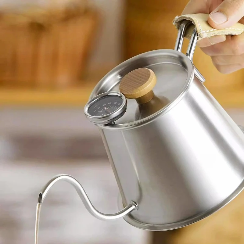 Stainless Steel Clip Thermometer Household Hand Coffee Kitchen Temperature Measurement Accuracy