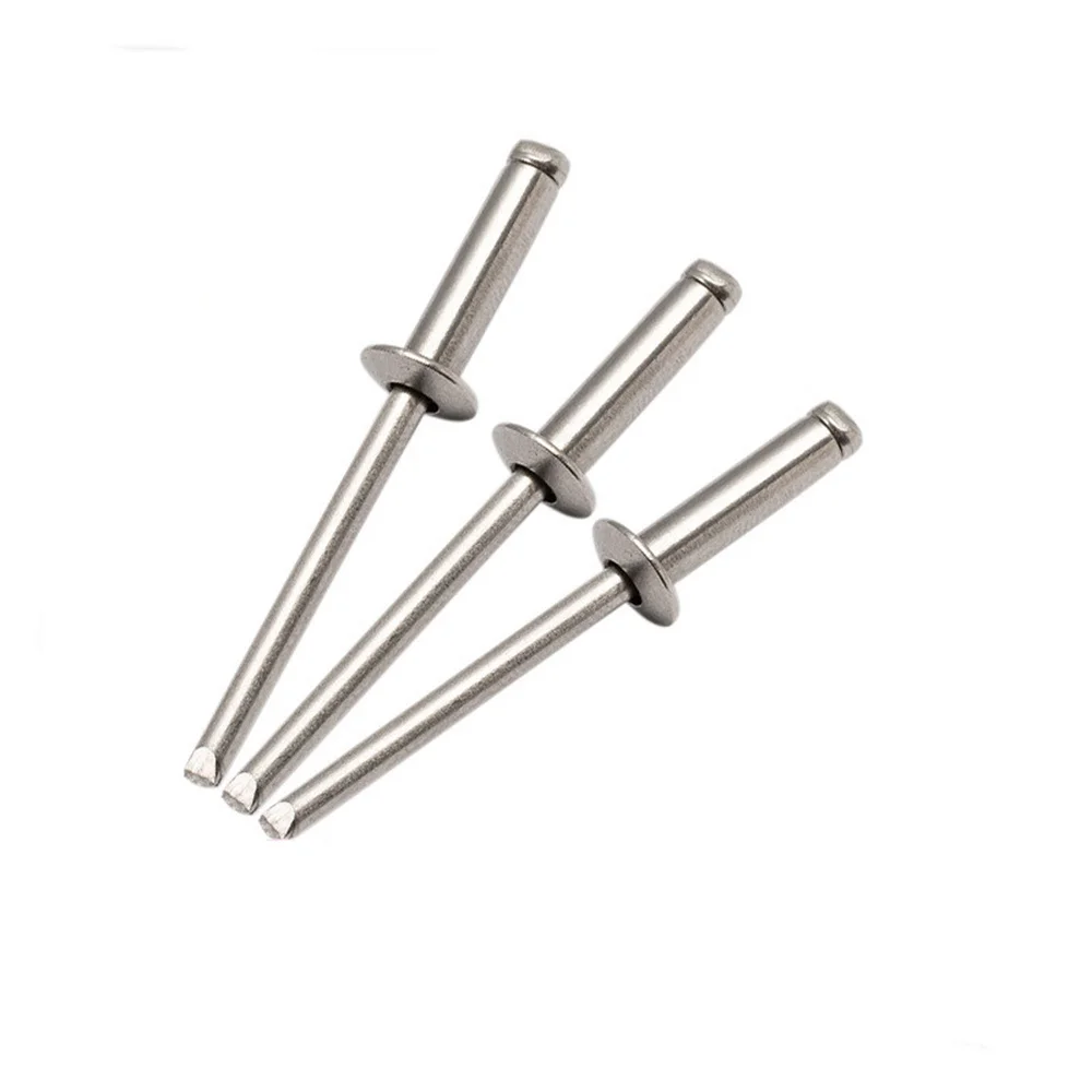 Stainless Steel Blind Rivets M3 M3.2 M4 M4.8 M5 Dome Head Break Mandrel Blind Rivet For Furniture Car Aircraft GB12618